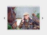 Dartmoor Hawking and Recyvled Racehorse Falconry Team calendar 